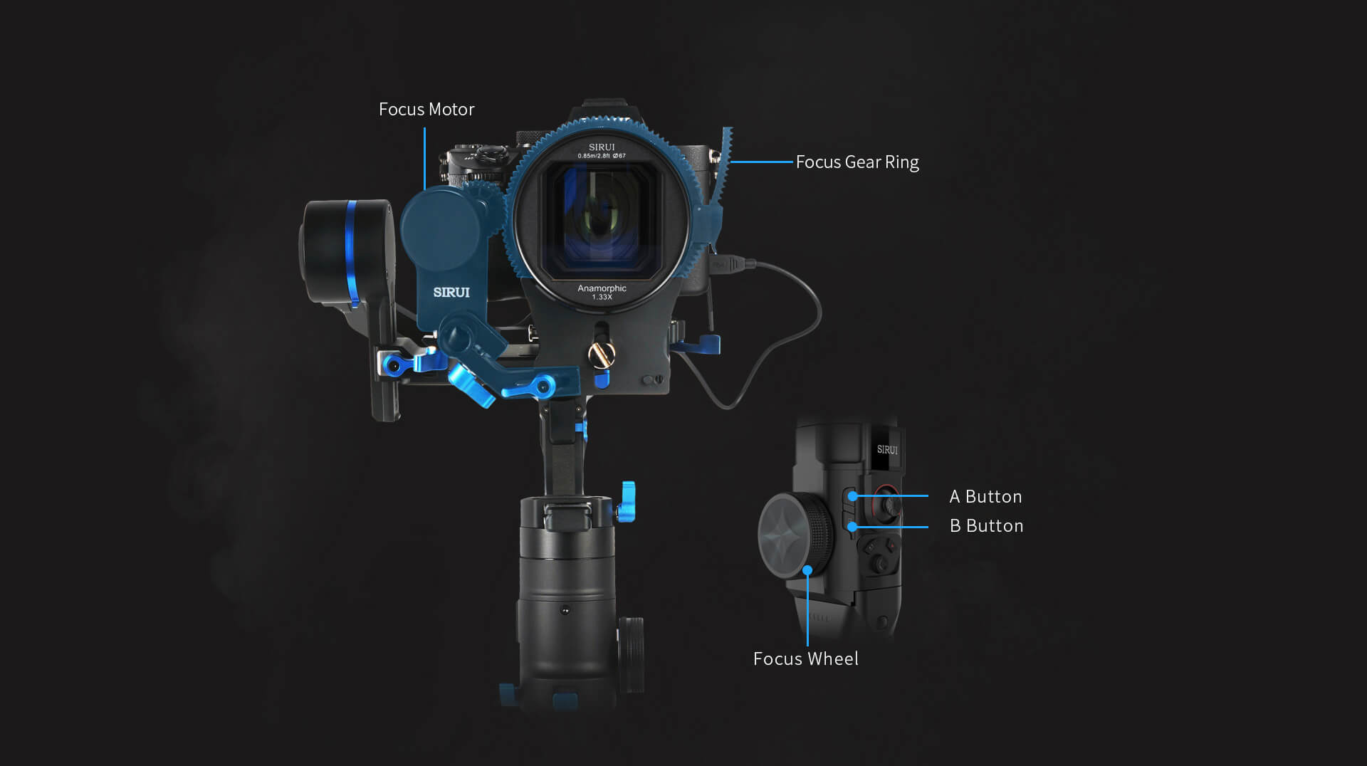 SIRUI 3-axis gimbal stabilizer