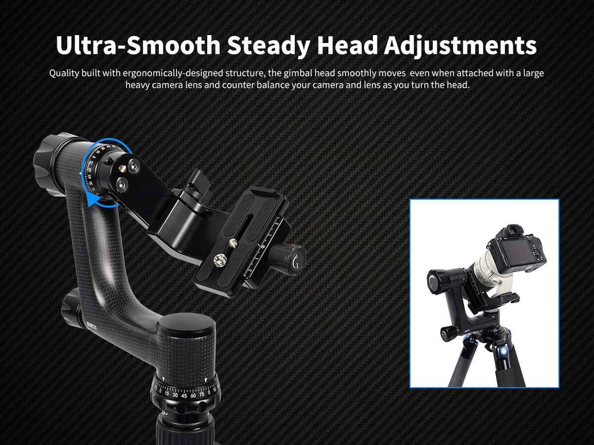 SIRUI PH-Series Carbon Fiber Gimbal Head (PH-10)