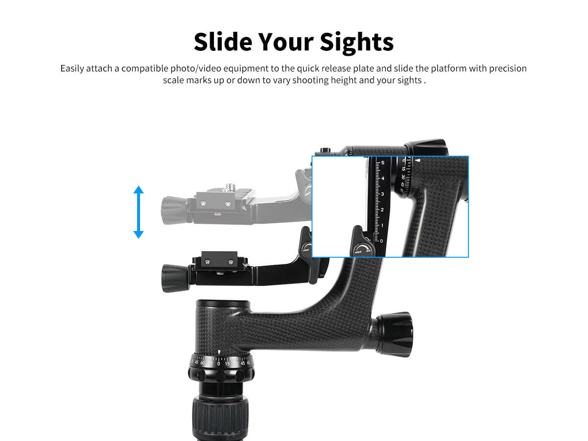 SIRUI PH-Series Carbon Fiber Gimbal Head (PH-10)