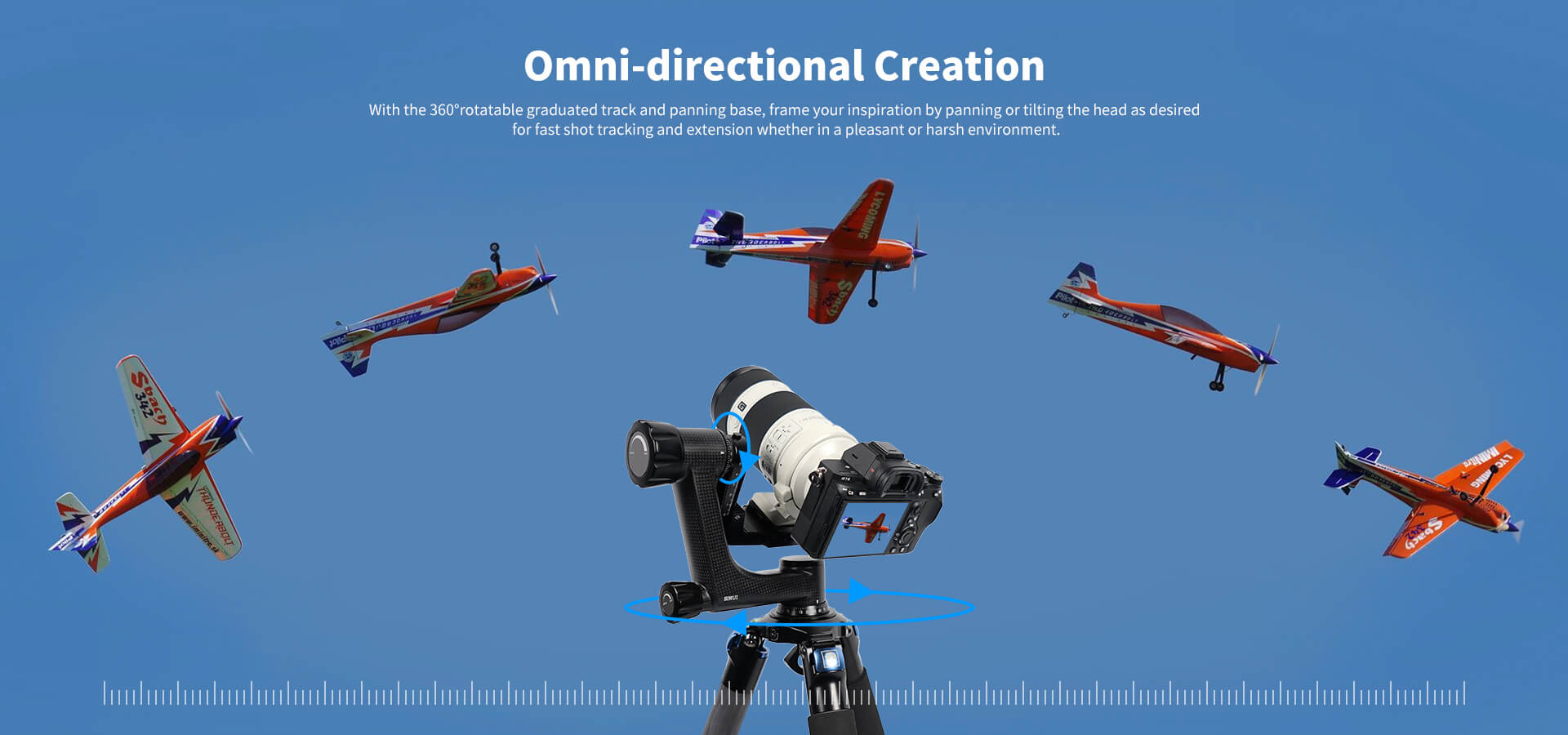 SIRUI PH-Series Carbon Fiber Gimbal Head (PH-10)