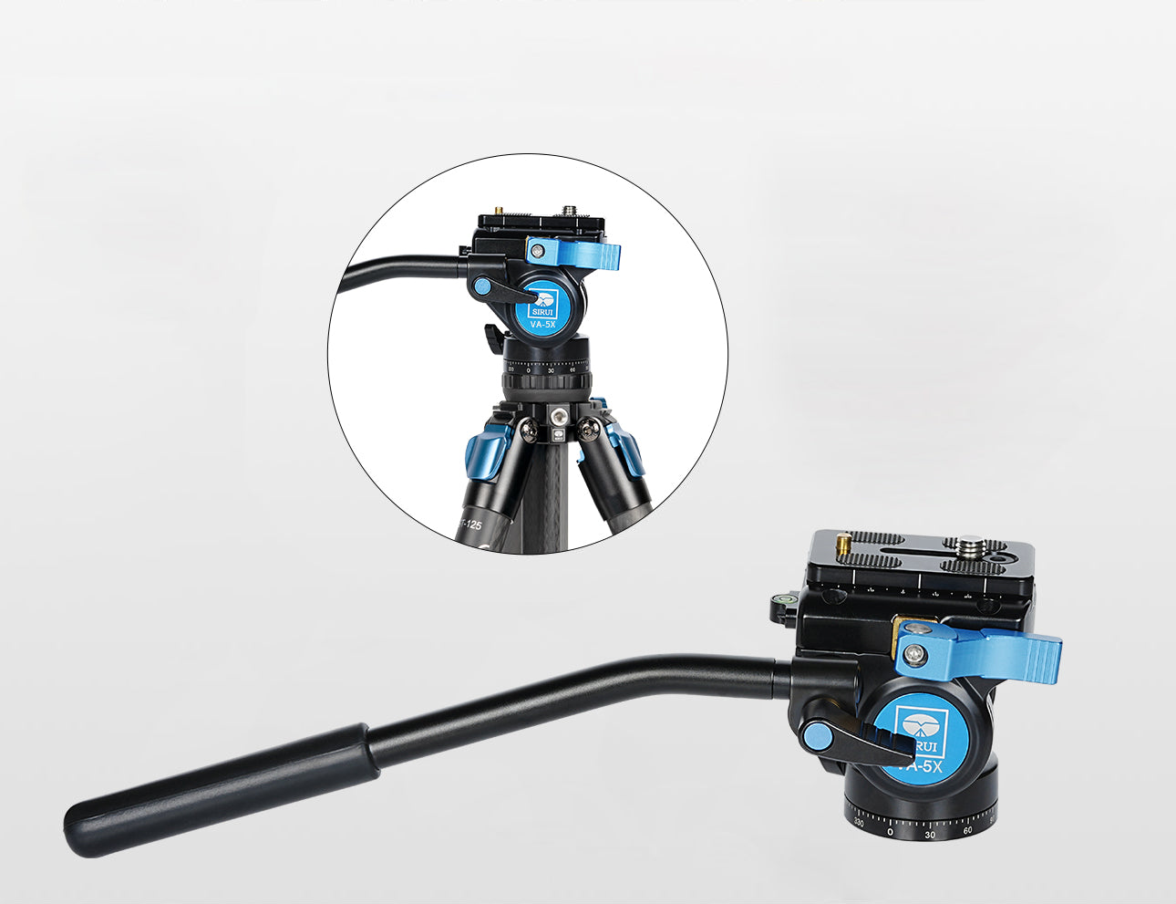 SIRUI Standard Series Carbon Fiber Tripod Kit ST-124+VA-5 ST-125+VA-5