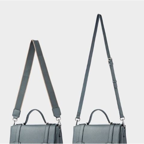 women briefcase with 2 long straps