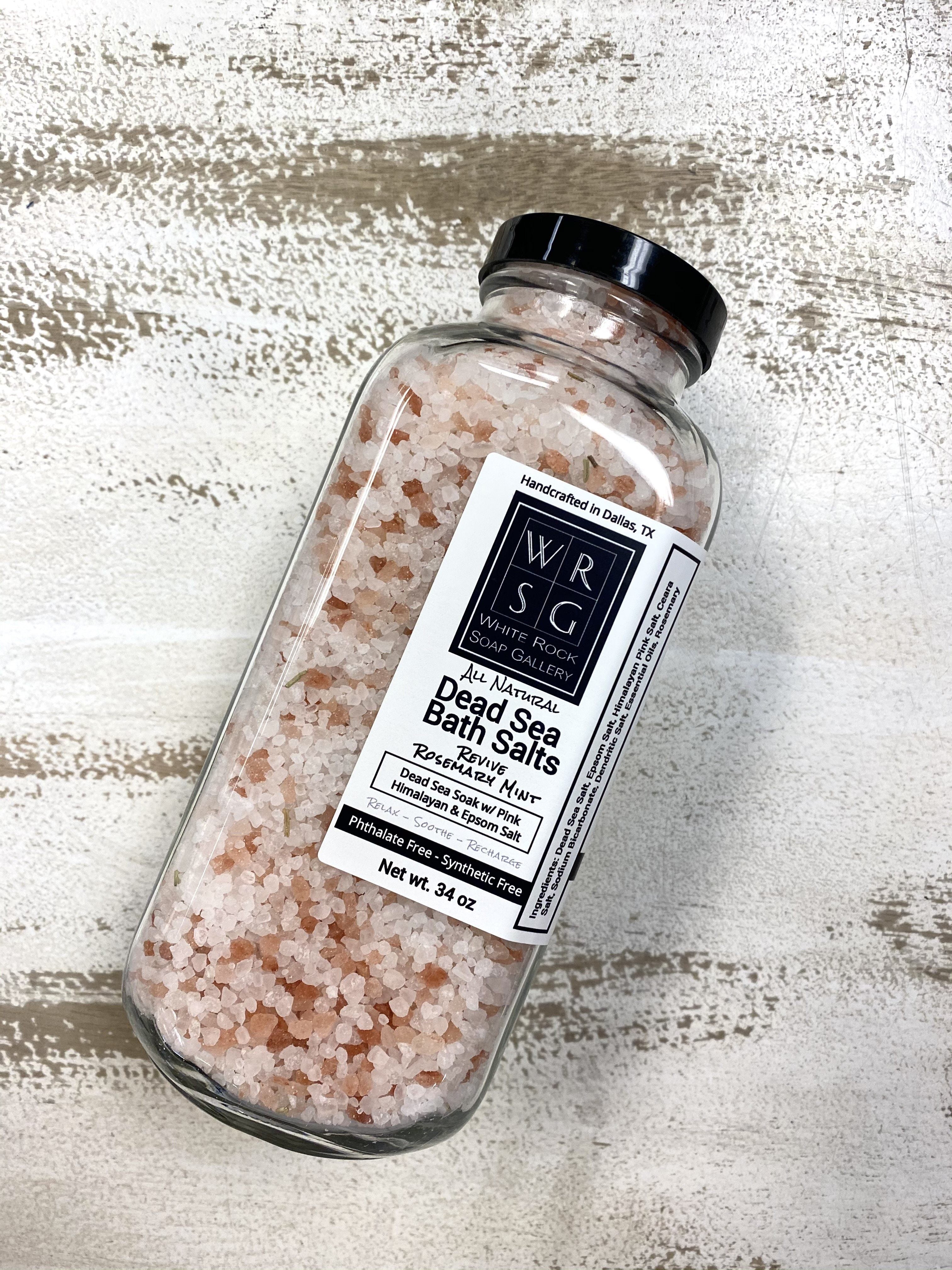 Luxury Bath Salt French Square Jar Large