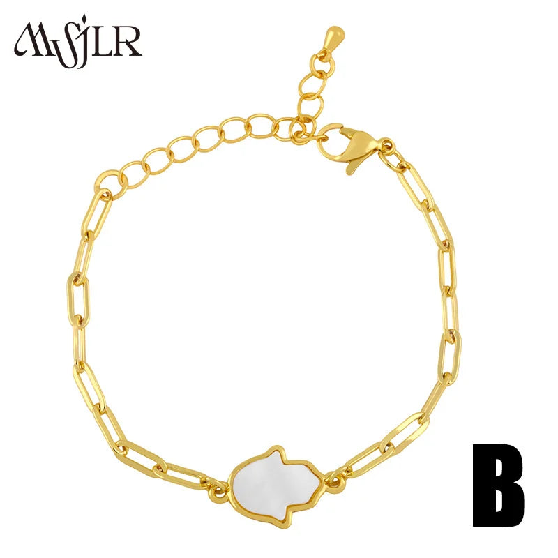 MVB-045   2023 Cute Style Zircon Butterfly And Moon Beautifully S haped  Bracelet  New Sale Accessories New Arrival Design