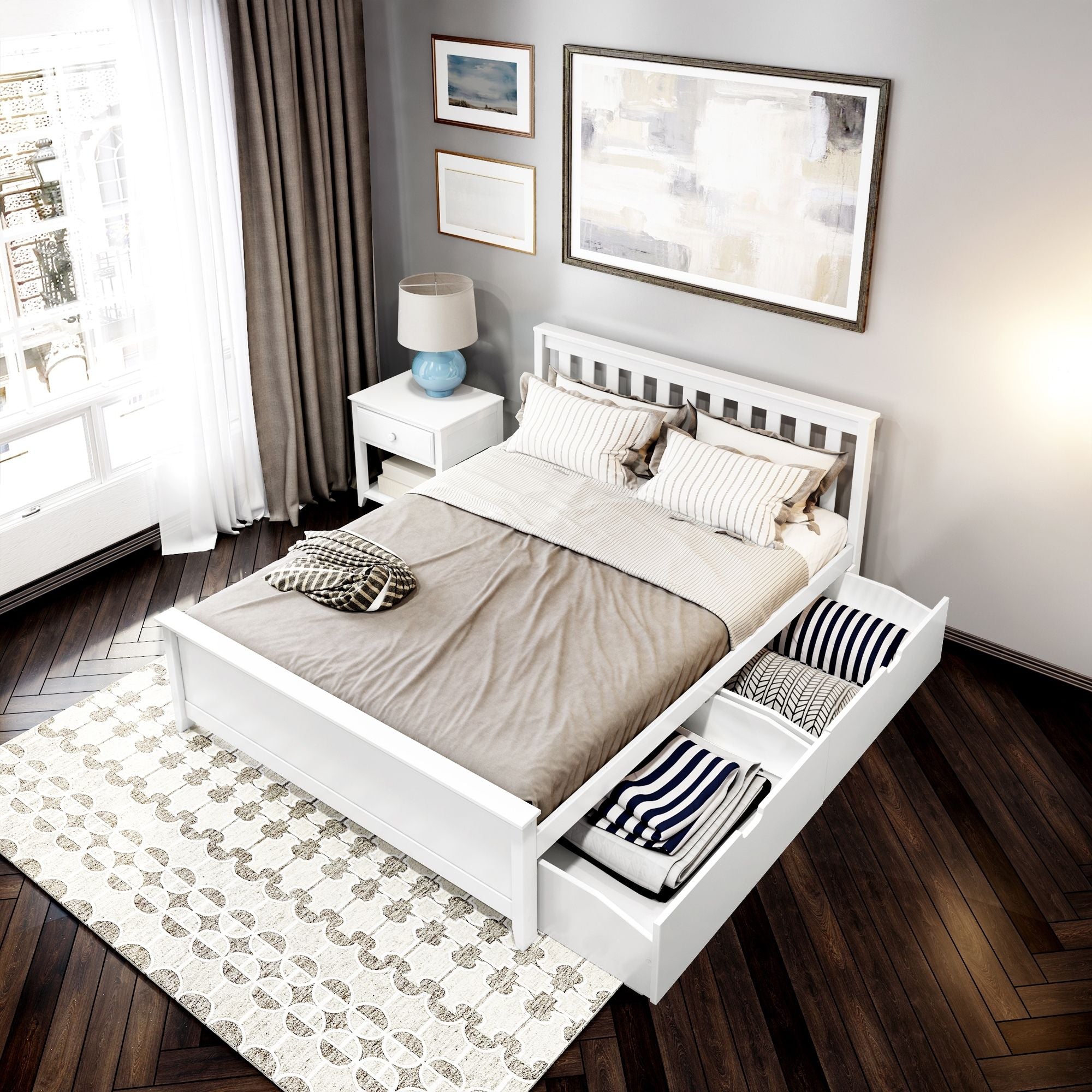 Classic Queen Bed + Underbed Storage