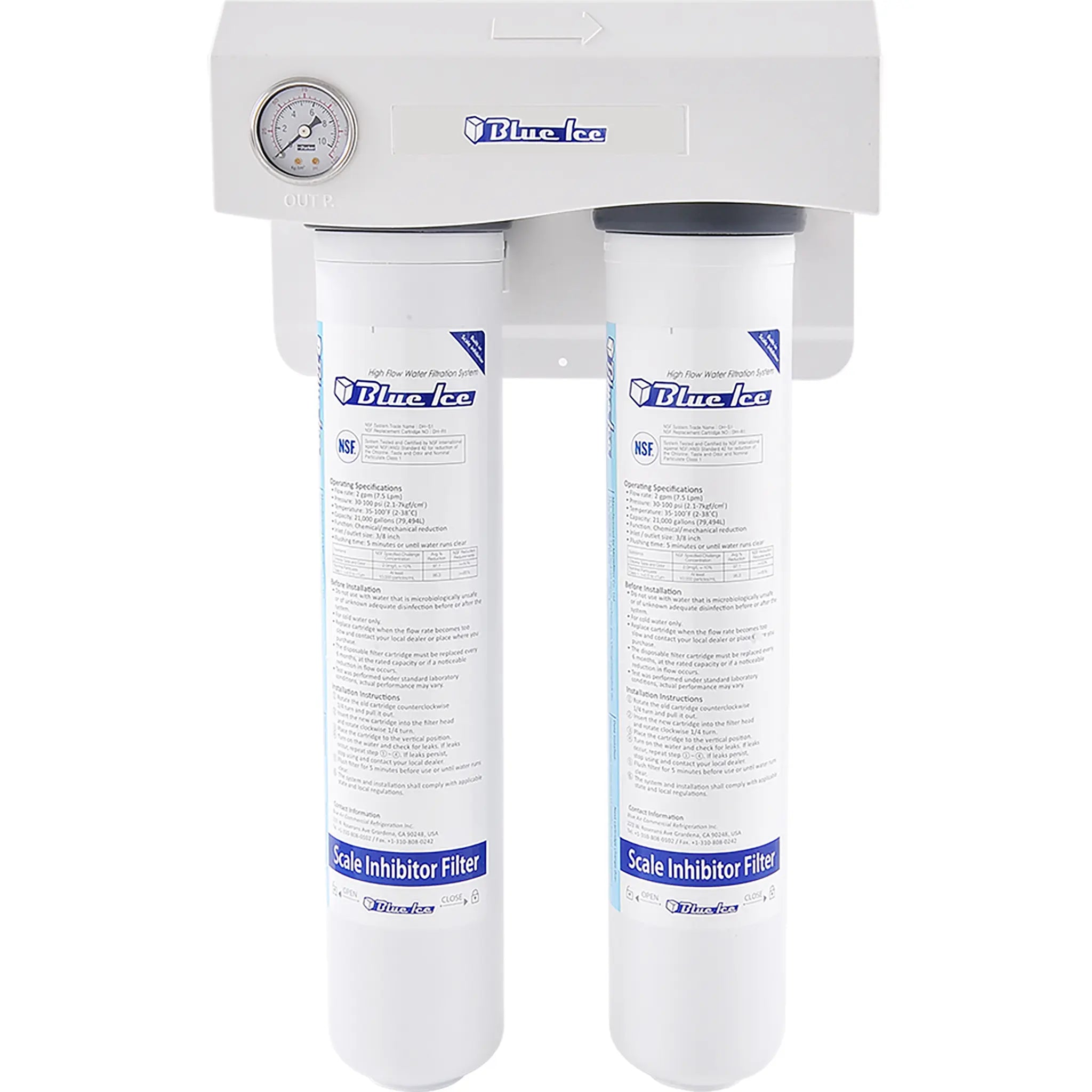 Blue Air DH-S2 Dual Water Filtration System