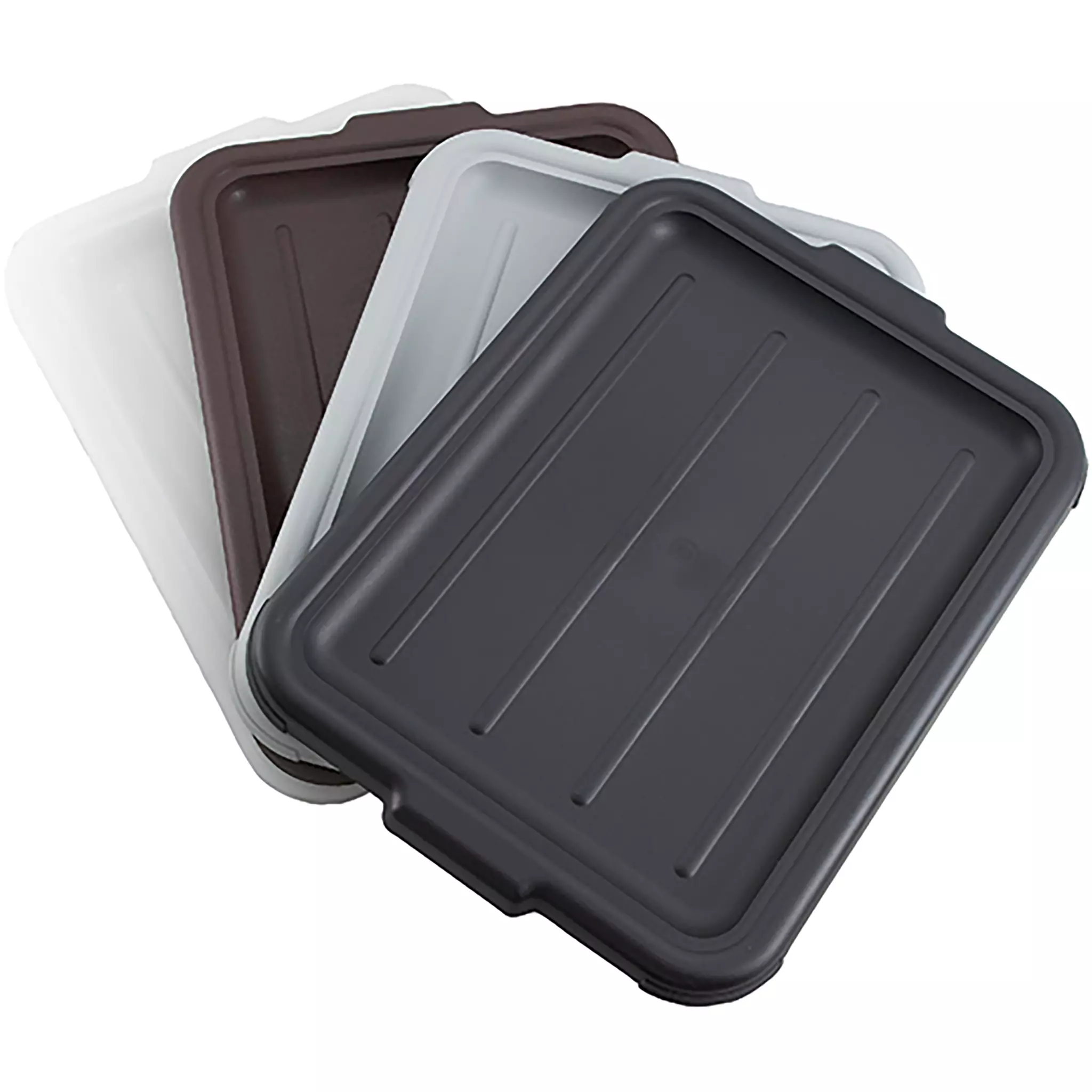 Winco Polypropylene Dish Bin Covers - Various Colours