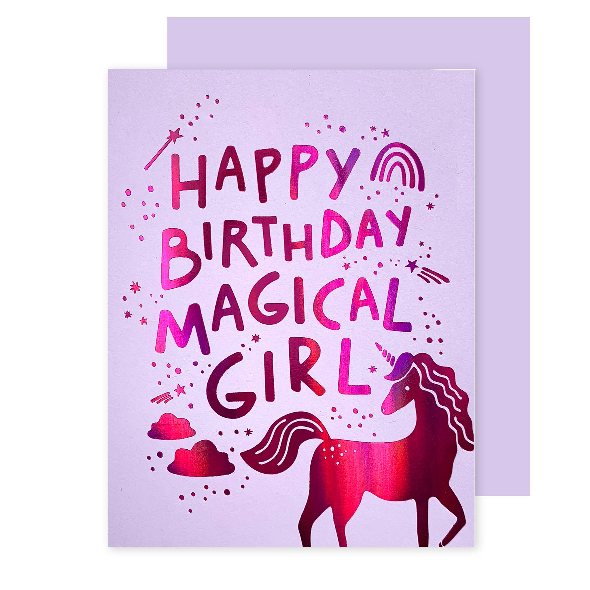 Magical Girl?Birthday Card