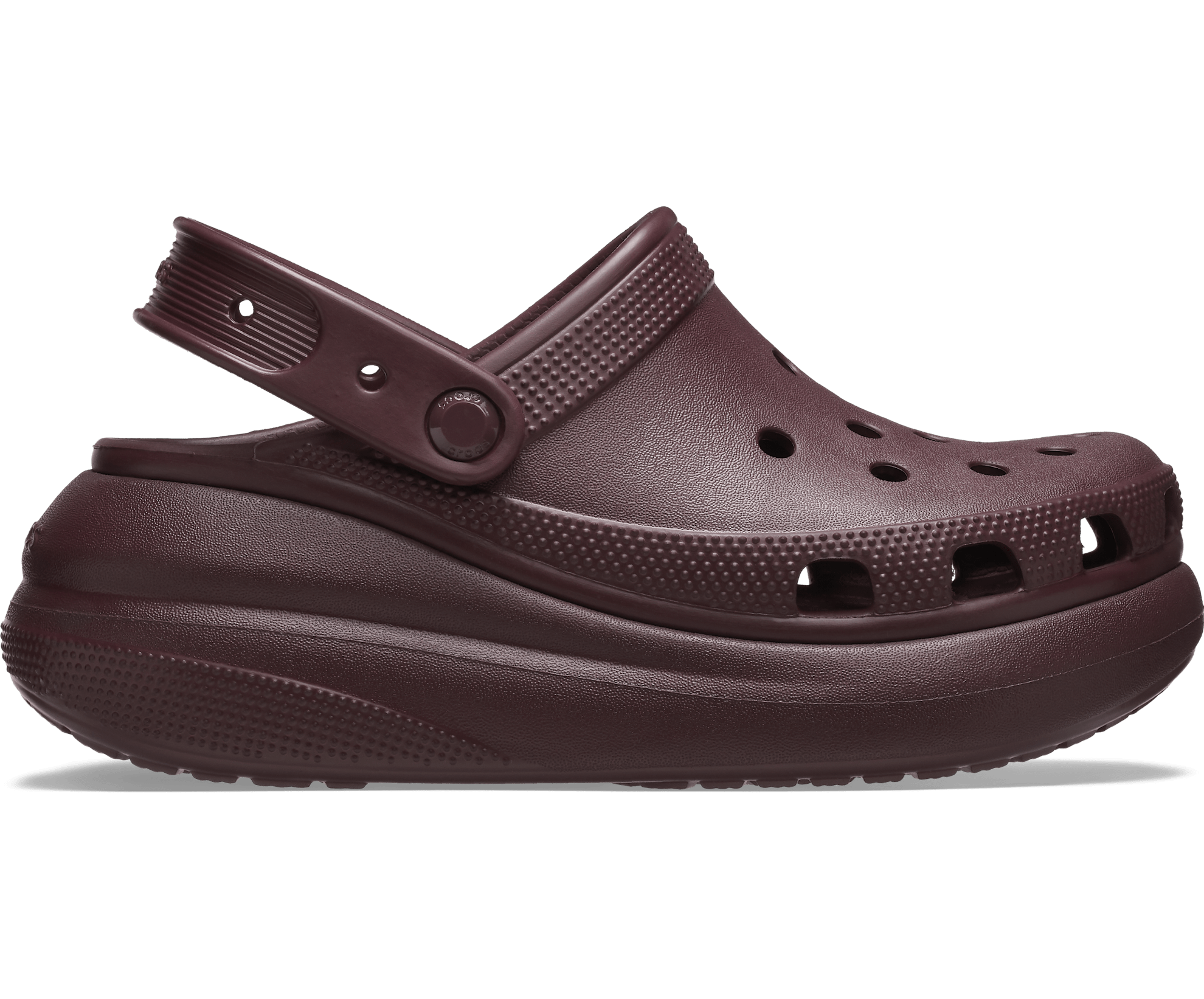 Crocs Unisex Classic Crush Clog - Dark Cherry