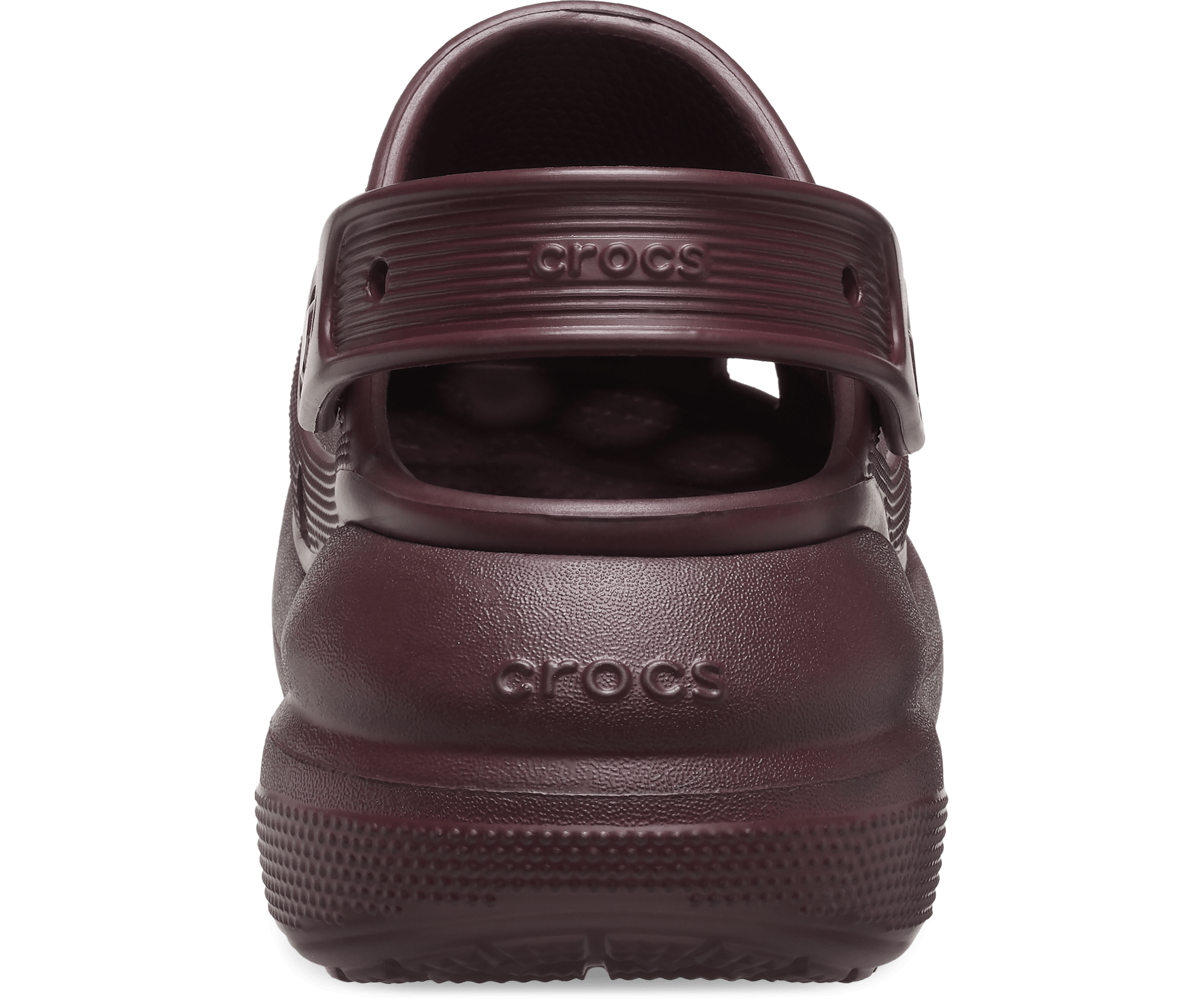 Crocs Unisex Classic Crush Clog - Dark Cherry