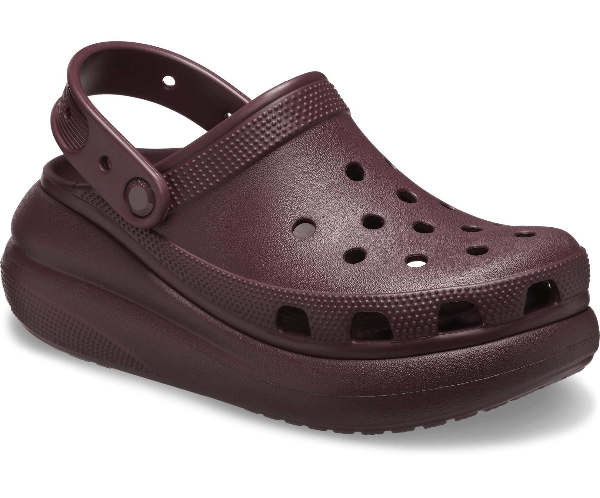 Crocs Unisex Classic Crush Clog - Dark Cherry