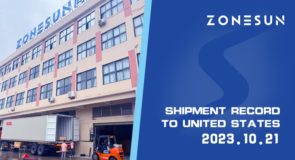 ZONESUN 2023.10.21 Shipment Record to United States