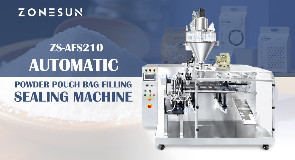 ZONESUN ZS-AFS210 Automatic Powder Pouch Bag Filling Sealing Machine