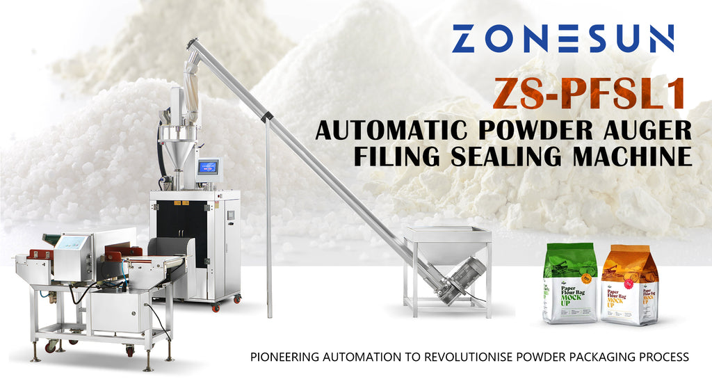 ZONESUN ZS-PFSL1 Automatic Powder Auger Filing Sealing Machine: Pioneering Automation To Revolutionise Powder Packaging Process