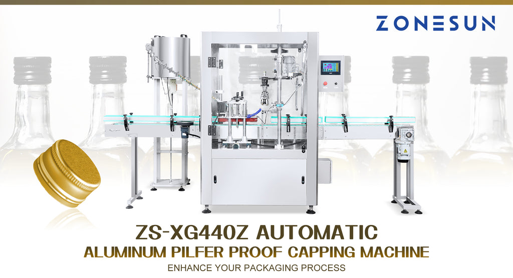 Enhance Your Packaging Process with ZONESUN ZS-XG440Z Automatic Aluminum Pilfer Proof Capping Machine