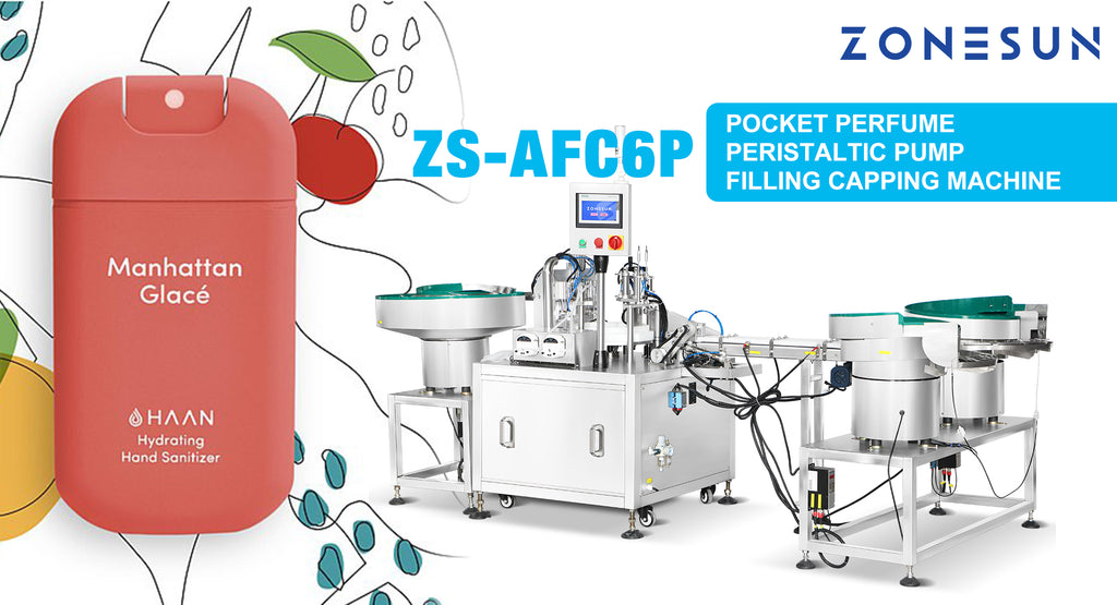 ZONESUN TECHNOLOGY LIMITED Introduces ZS-AFC6P Pocket Perfume Peristaltic Pump Filling Capping Machine