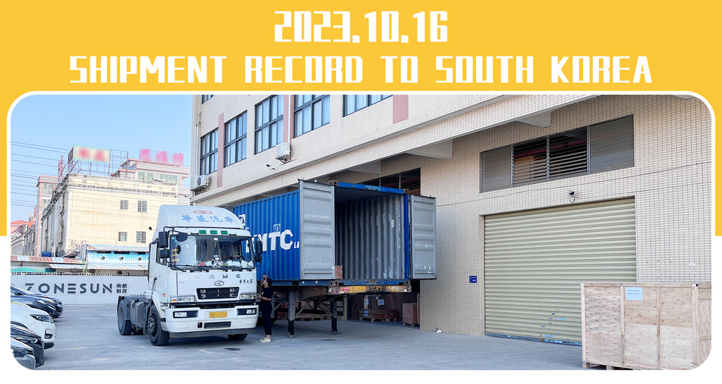 ZONESUN 2023.10.16 Shipment Record to South Korea