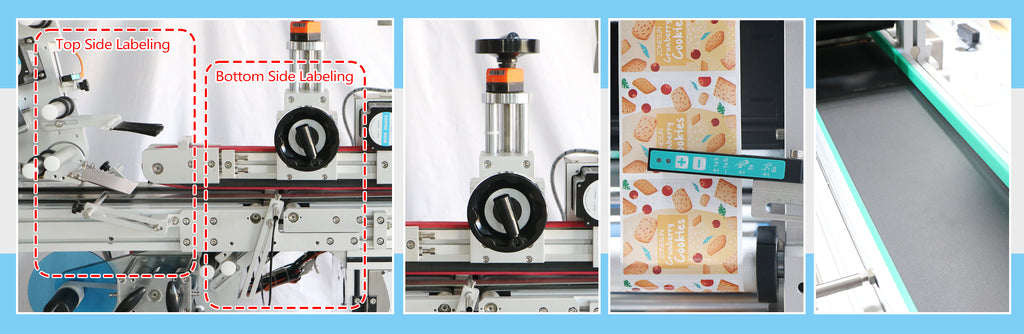 ZONESUN ZS-TB602 Automatic Top & Bottom Flat Surface Labeling Machine: Improve Packaging Efficiency and Quality