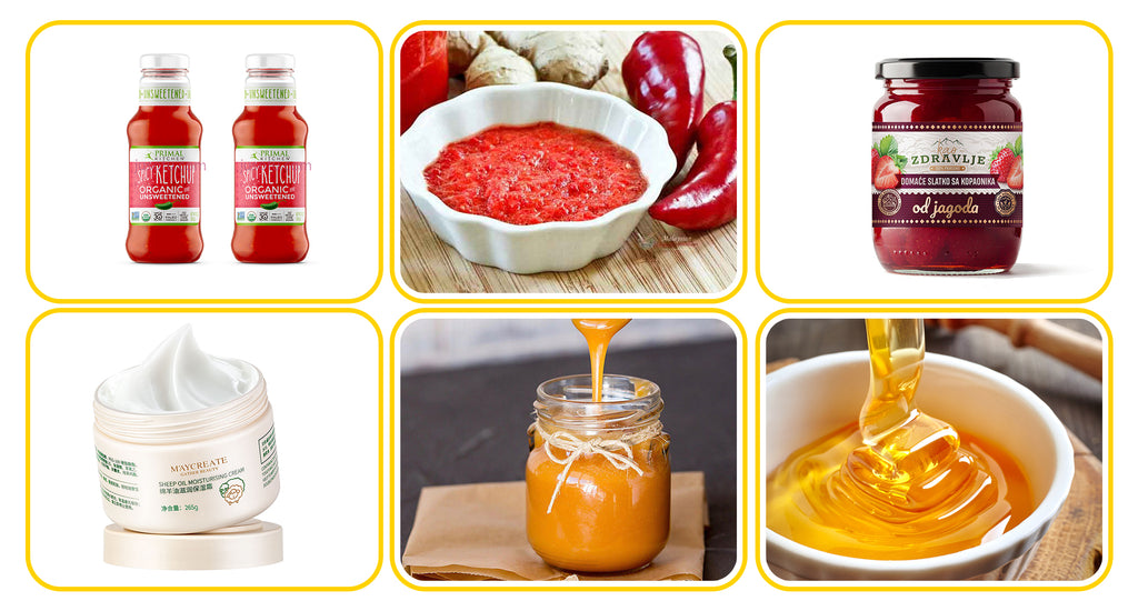 ZONESUN ZS-TSP5A SCREW PUMP THICK PASTE FILLING MACHINE