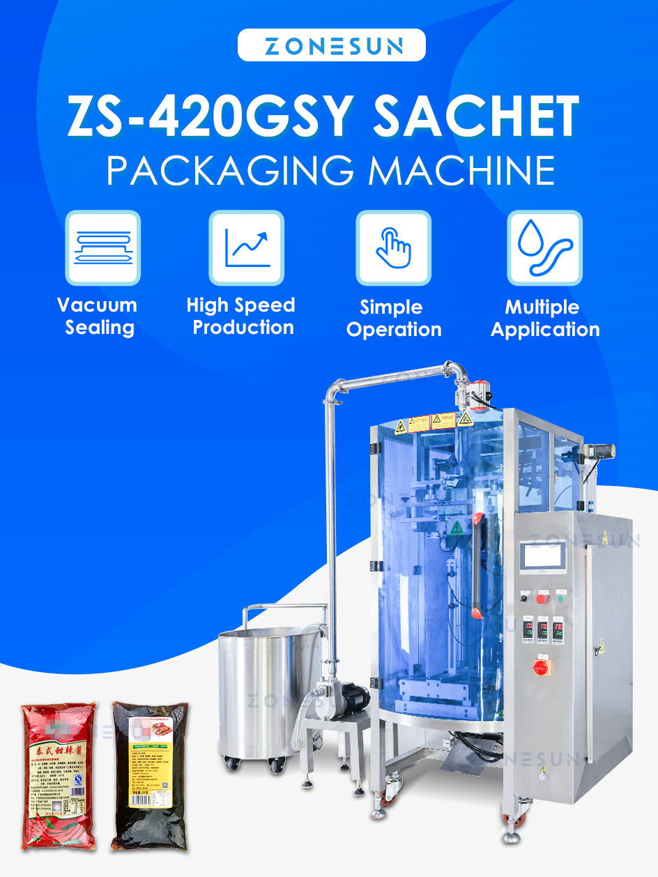ZONESUN ZS-420GSY Autoamtic Paste Filling Sealing Machine