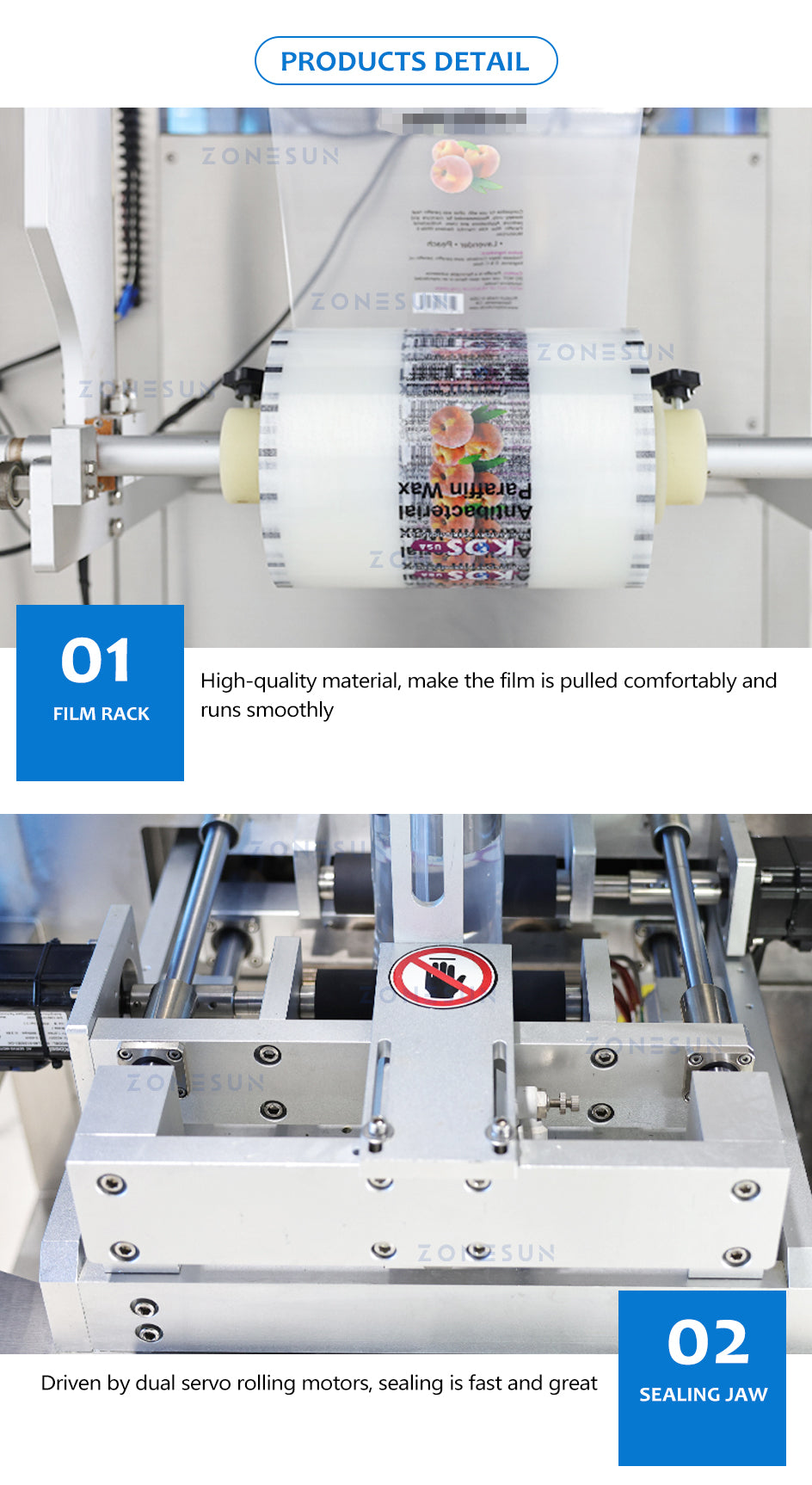 ZONESUN ZS-420GSY Autoamtic Paste Filling Sealing Machine