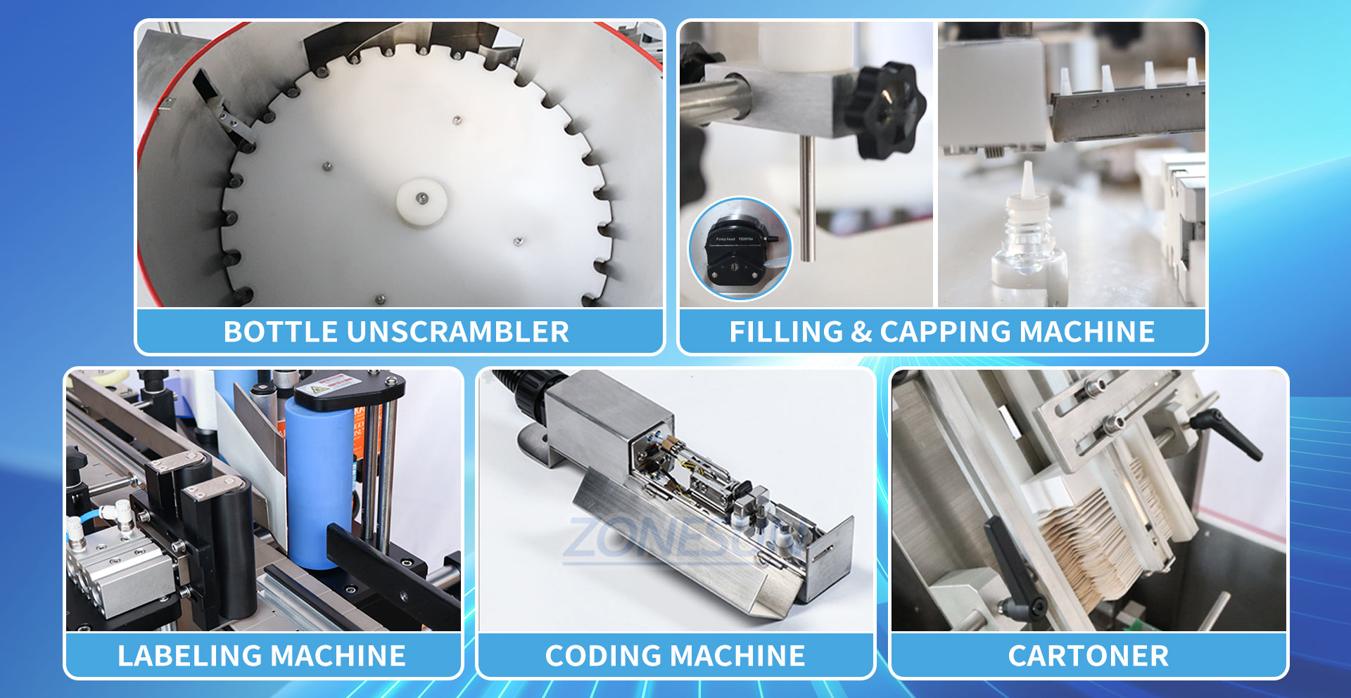 ZONESUN ZS-FAL180B1 Liquid Packaging Production Line