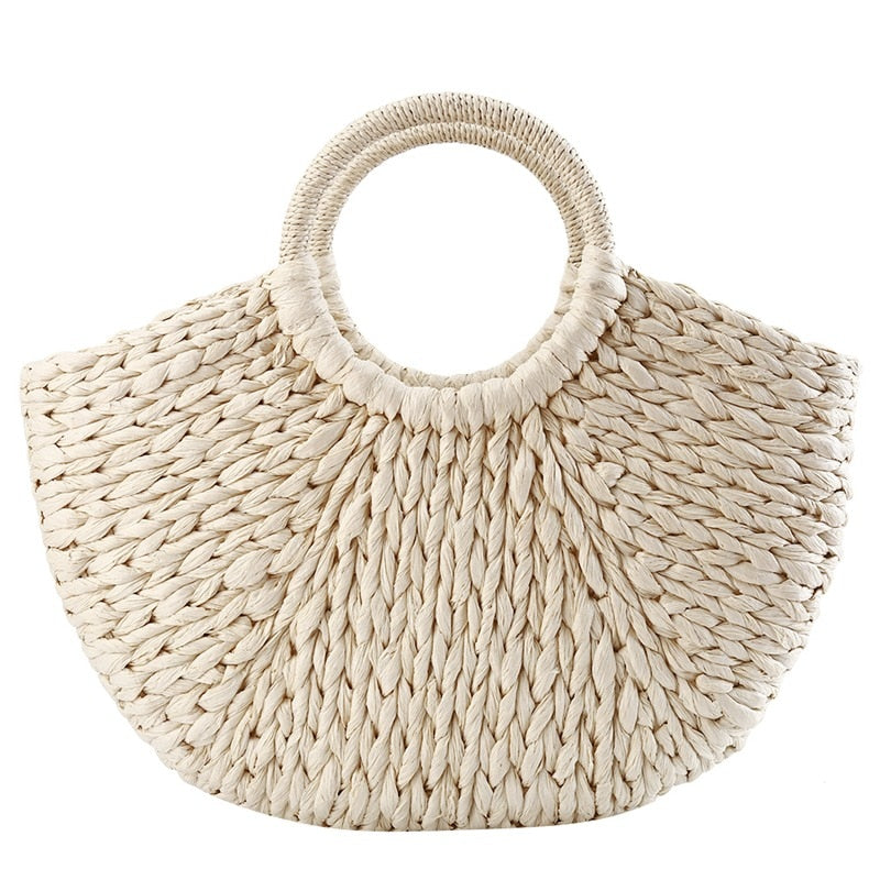 Hand-Made Charming Round Shoulder Bag