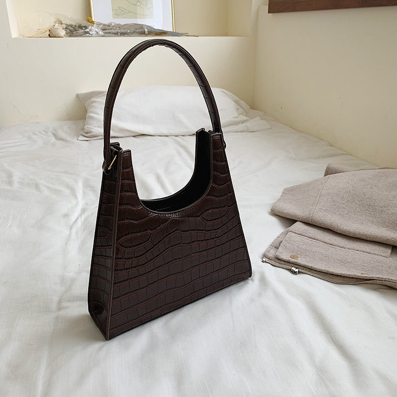 PU Leather Female Tote Travel Shoulder bag