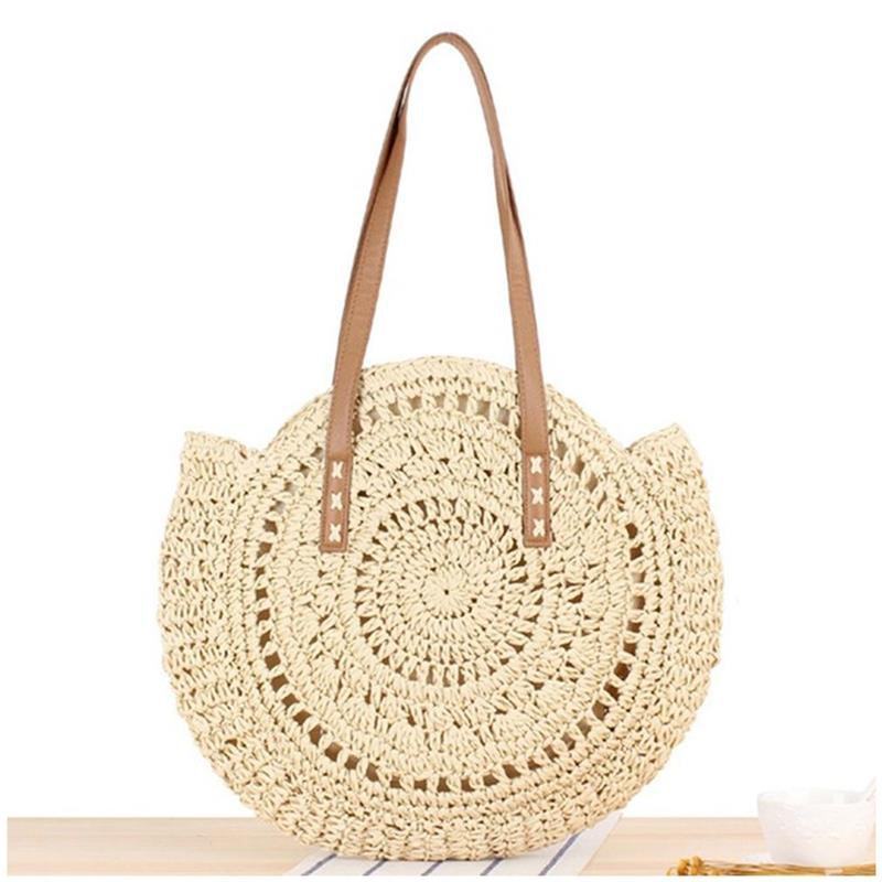 Hand-Made Charming Round Shoulder Bag