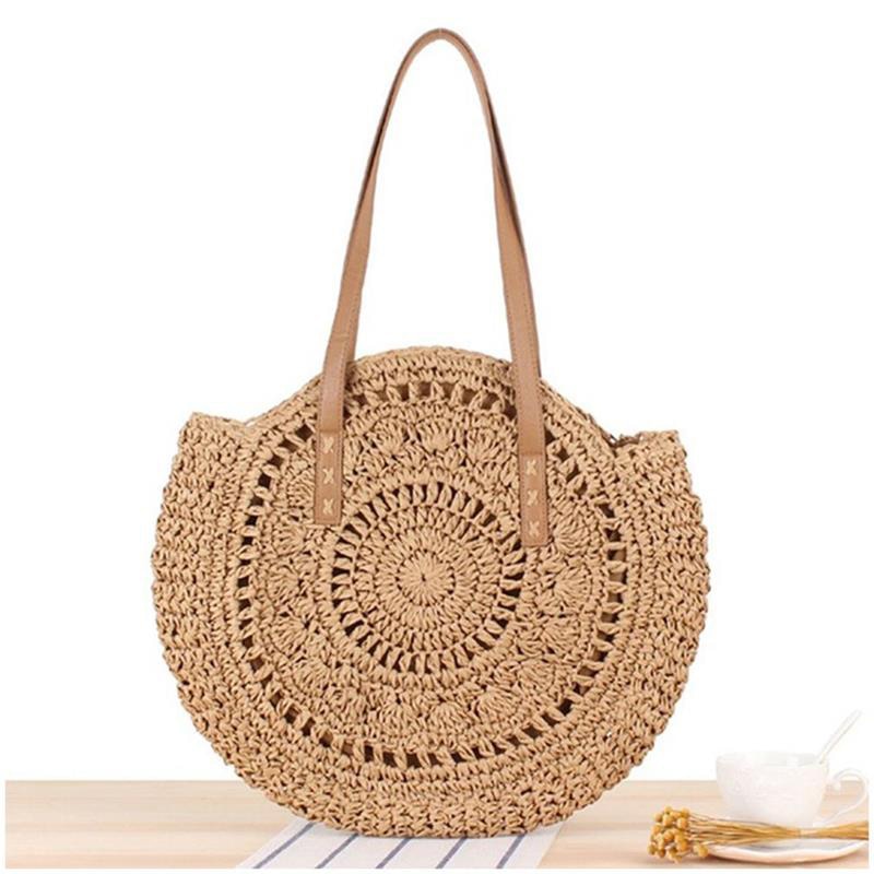 Hand-Made Charming Round Shoulder Bag