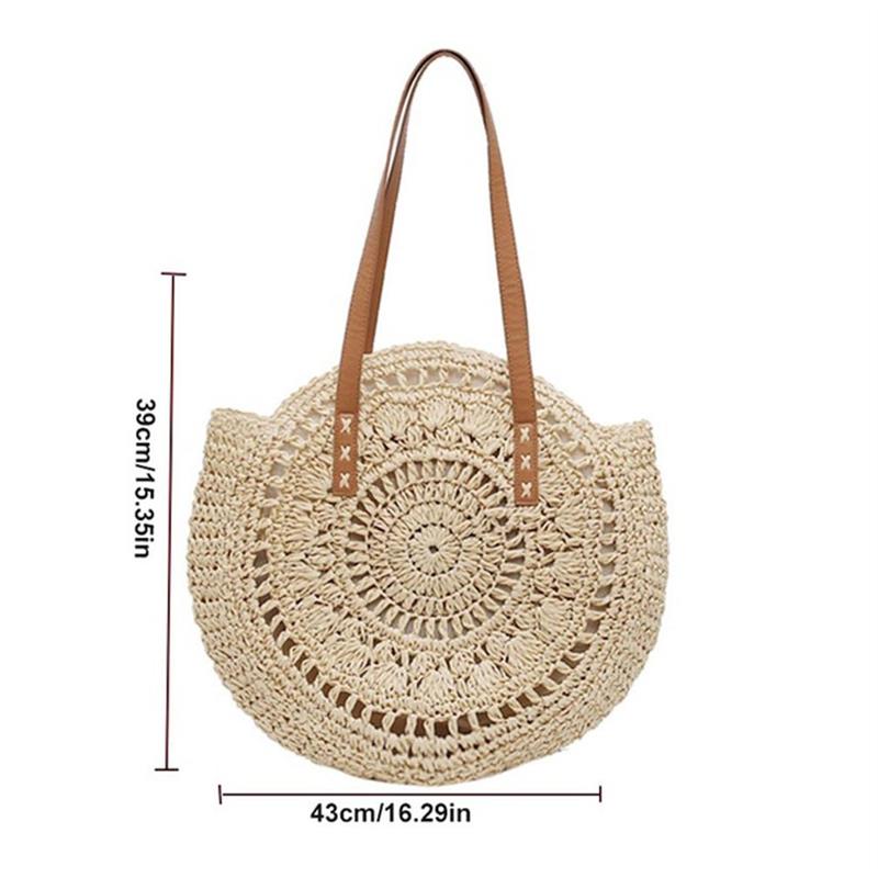 Hand-Made Charming Round Shoulder Bag