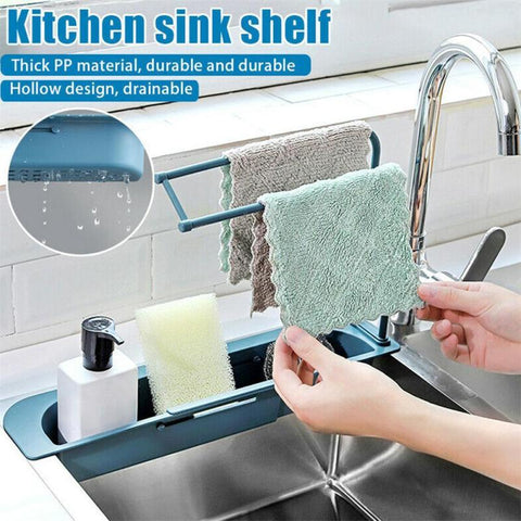 Kitchen Telescopic Sink Storage Rack