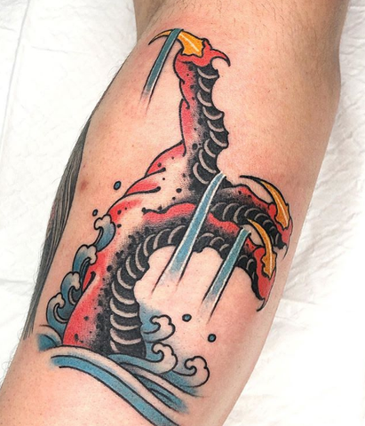 Rihannas Tribal Dragon Claw Hand Tattoo PopStarTats