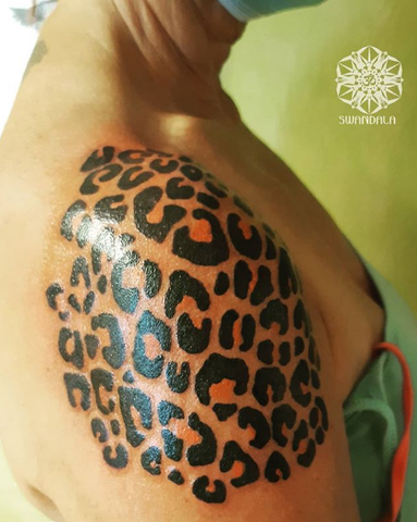 leopard panther tattoo design