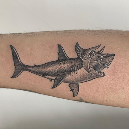 Viking Shark Tattoo