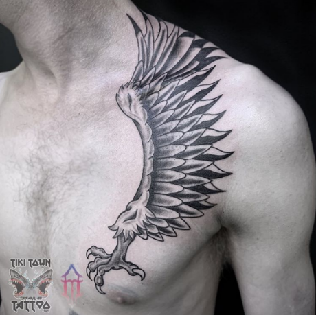Eagle Wing Tattoo