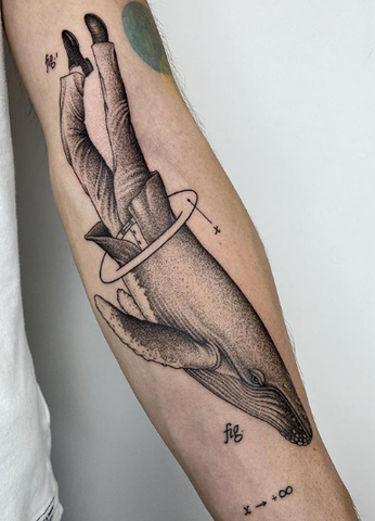 Whale Tattoo Design 