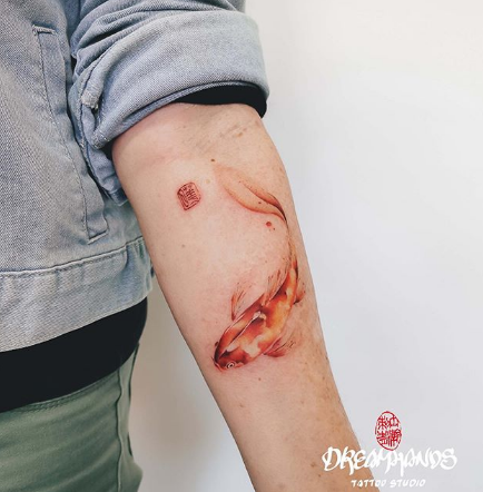 Koi Fish Tattoo Design