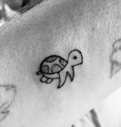 Cartoon Turtle Tattoo