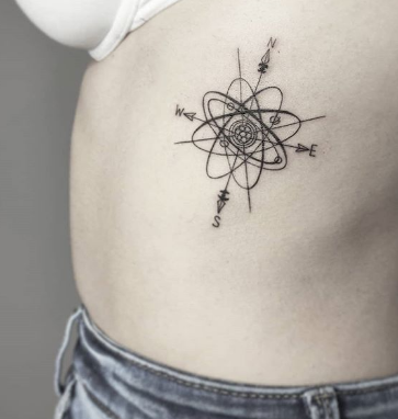 atom tattoo design
