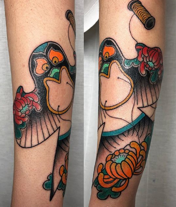 Swallow Kite Tattoo