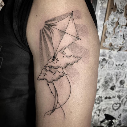 diamond kite tattoo