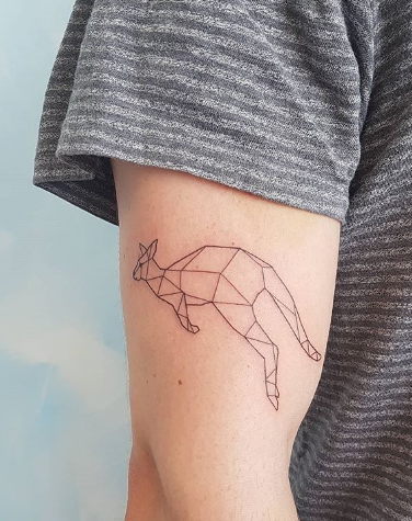 kangaroo tattoo