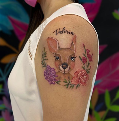 kangaroo tattoo