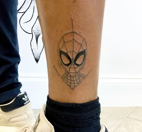 spider-man tattoo