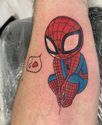 Exploration of small tattoos with by our opinion some unforgettable small  Spiderman tattoos