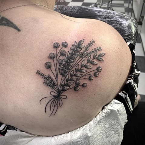 wheat tattoo