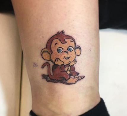 monkey tattoo design