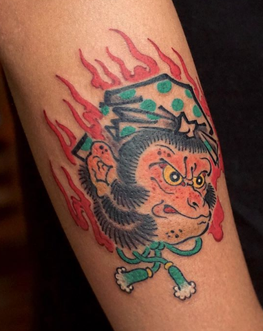 monkey tattoo design