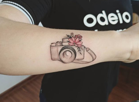 Camera Tattoo  Etsy